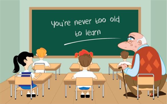 It is never too late for lessons to be taught.