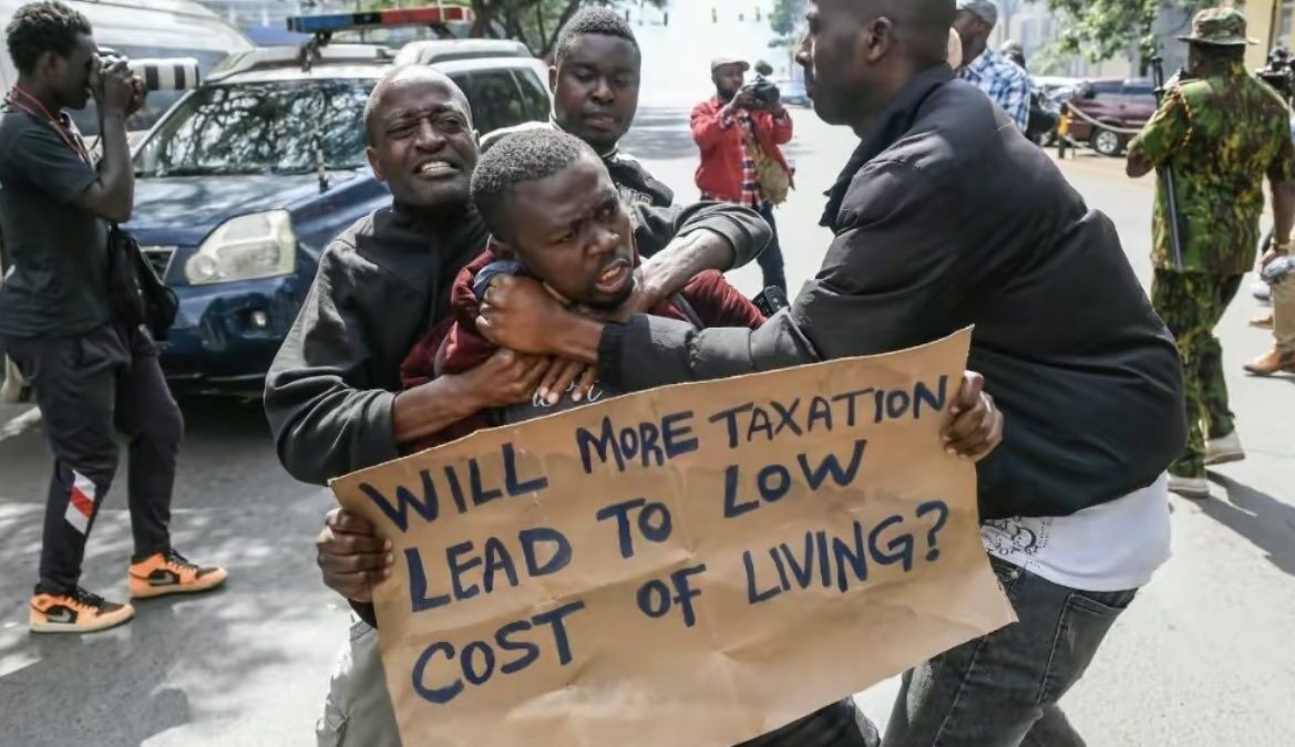 They protested to reject further the Finance Bill 2024 in Kenya!