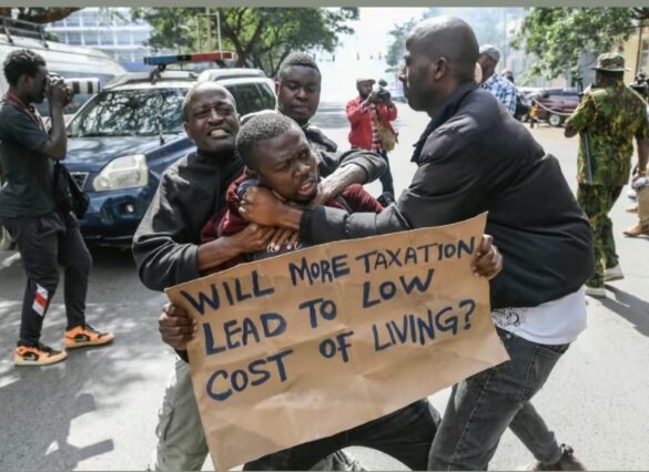 They protested to reject further the Finance Bill 2024 in Kenya!